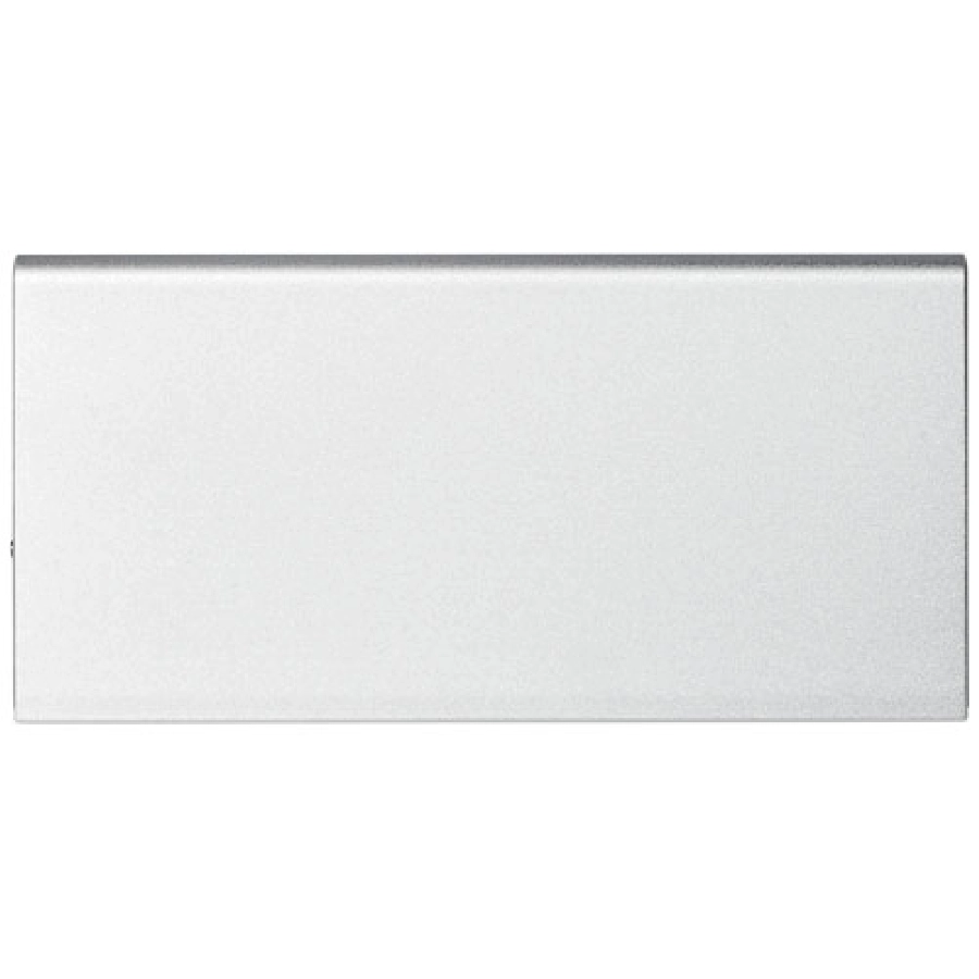 Aluminiowy powerbank Plate 8000 mAh PFC-12411201 srebrny
