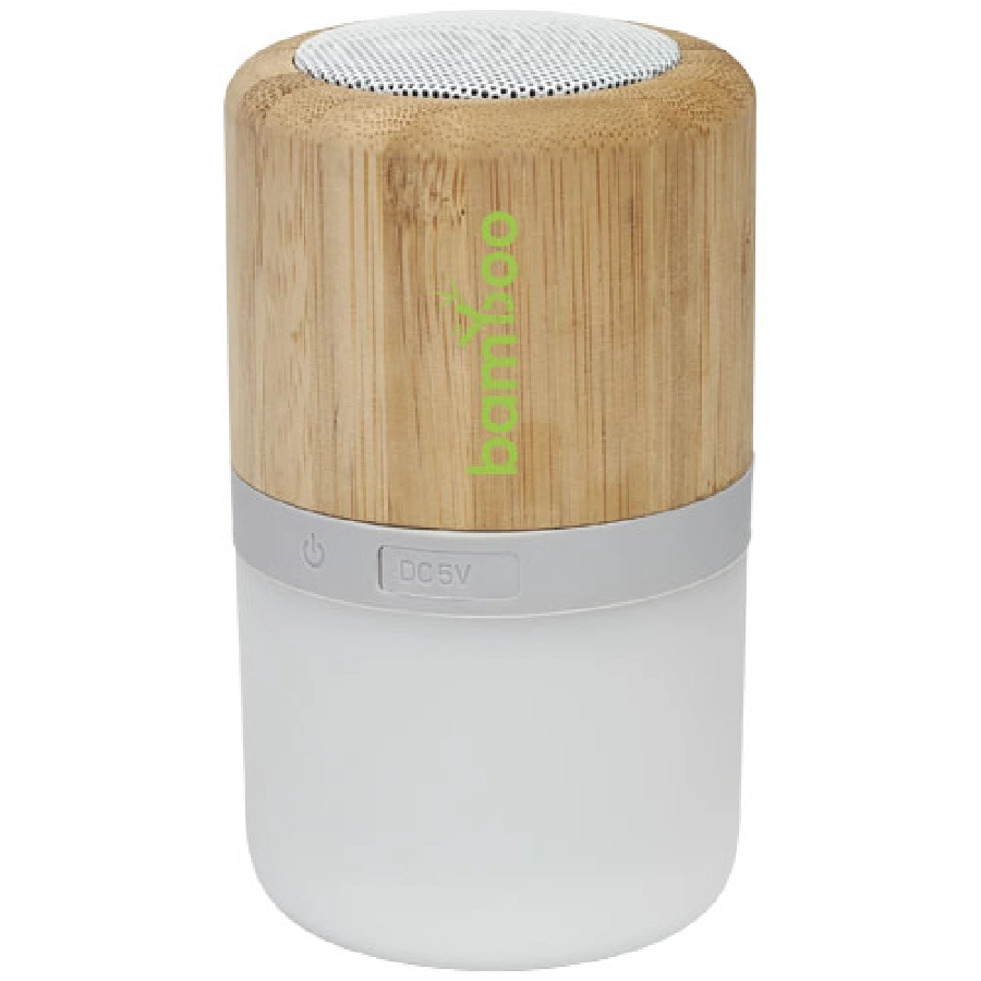 Bambusowy głośnik Bluetooth® Aurea z podświetleniem PFC-12415171