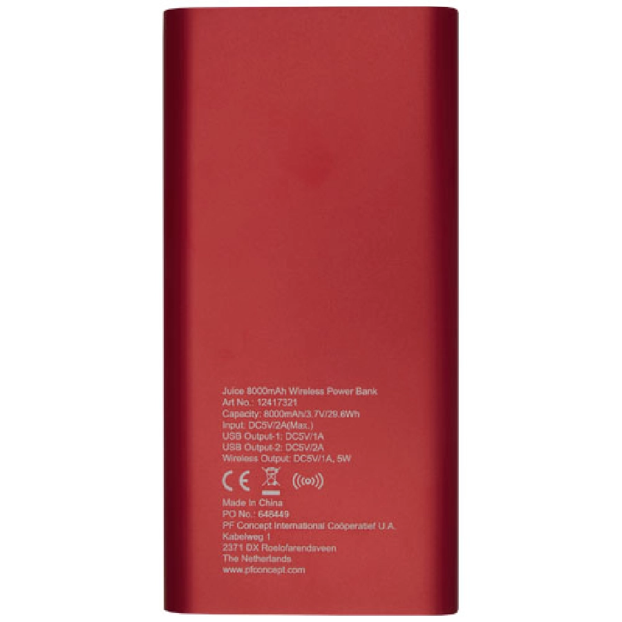 Juice bezprzewodowy powerbank, 8000 mAh PFC-12417321