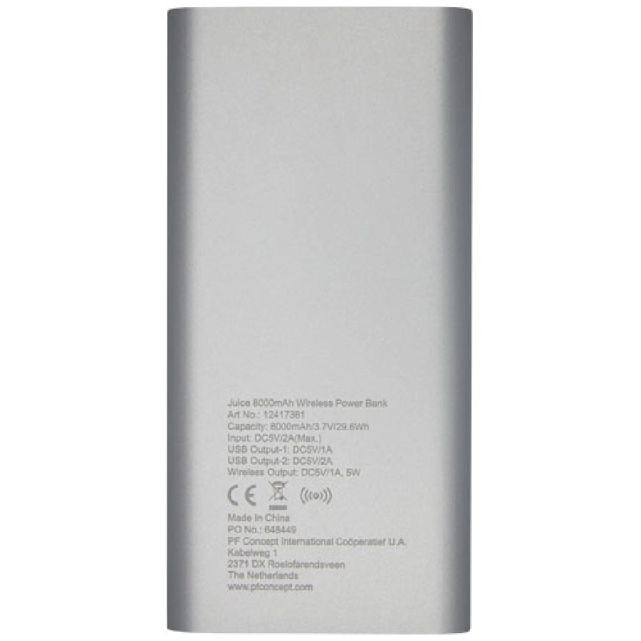 Juice bezprzewodowy powerbank, 8000 mAh PFC-12417381