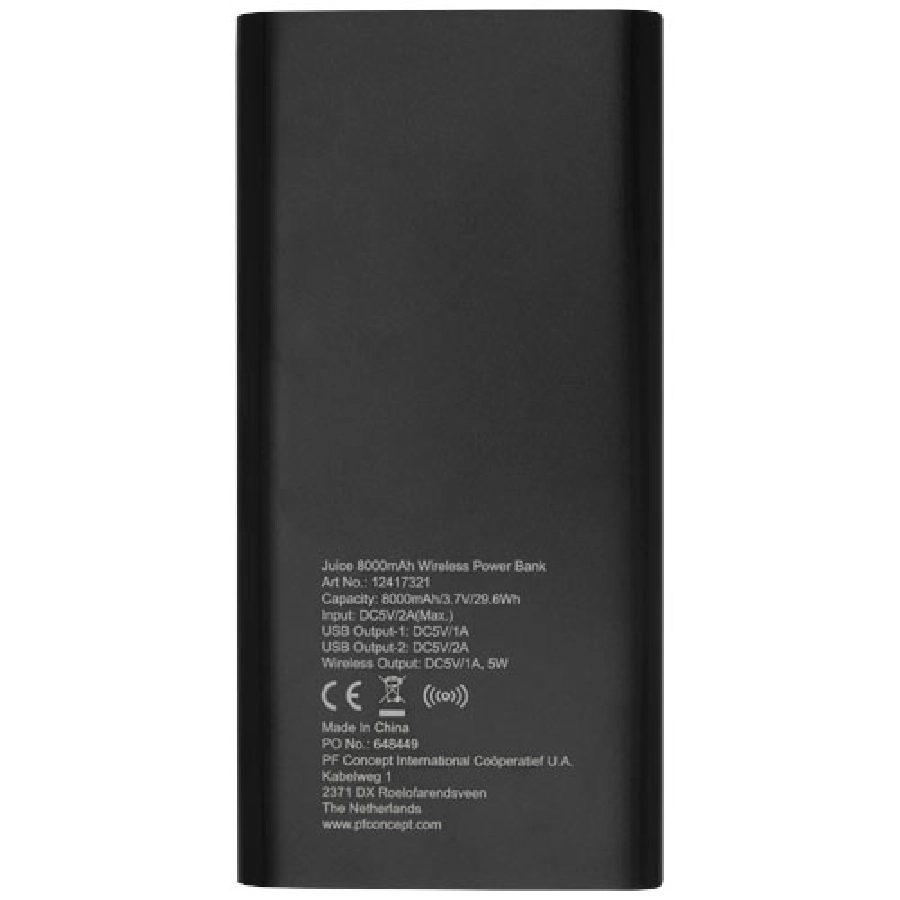 Juice bezprzewodowy powerbank, 8000 mAh PFC-12417390