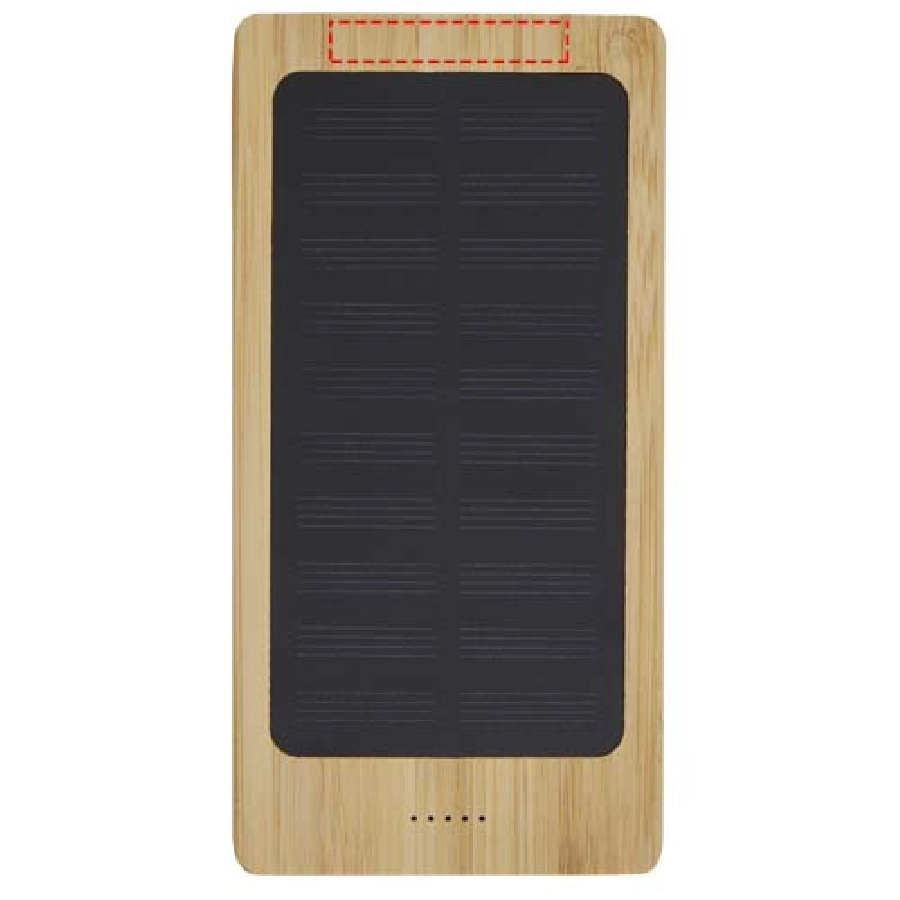 Alata 8000 mAh bambusowy powerbank z ogniwami słonecznymi PFC-12425702