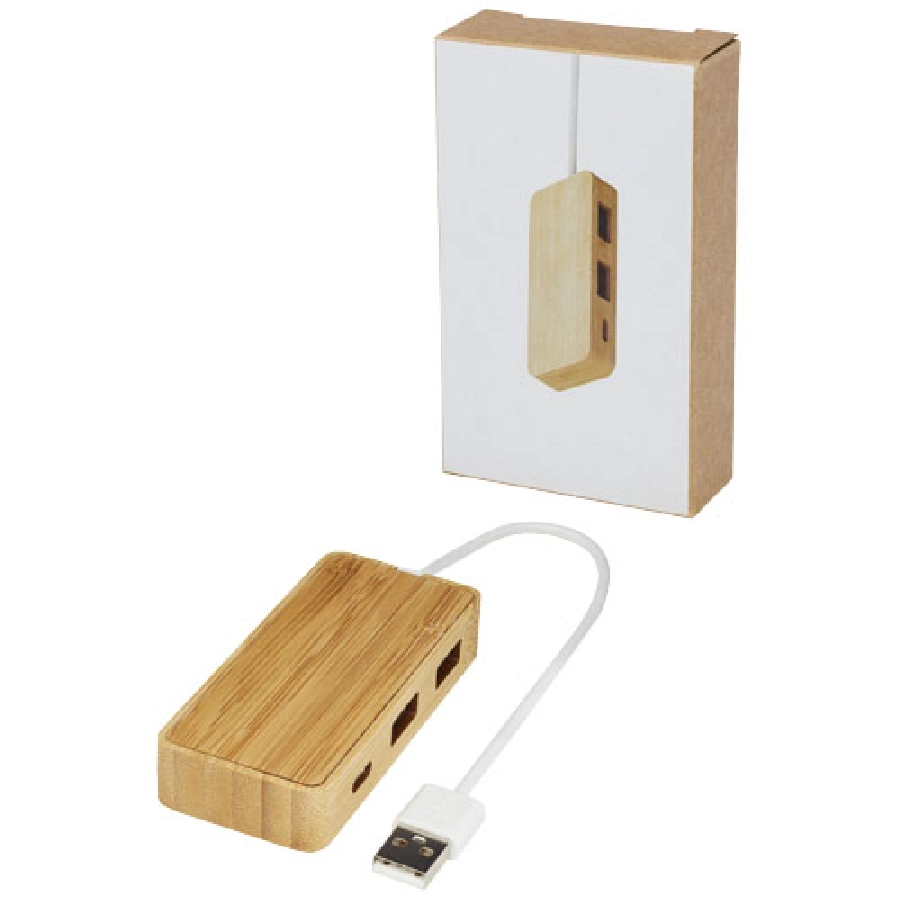 Tapas bambusowy koncentrator USB PFC-12430606