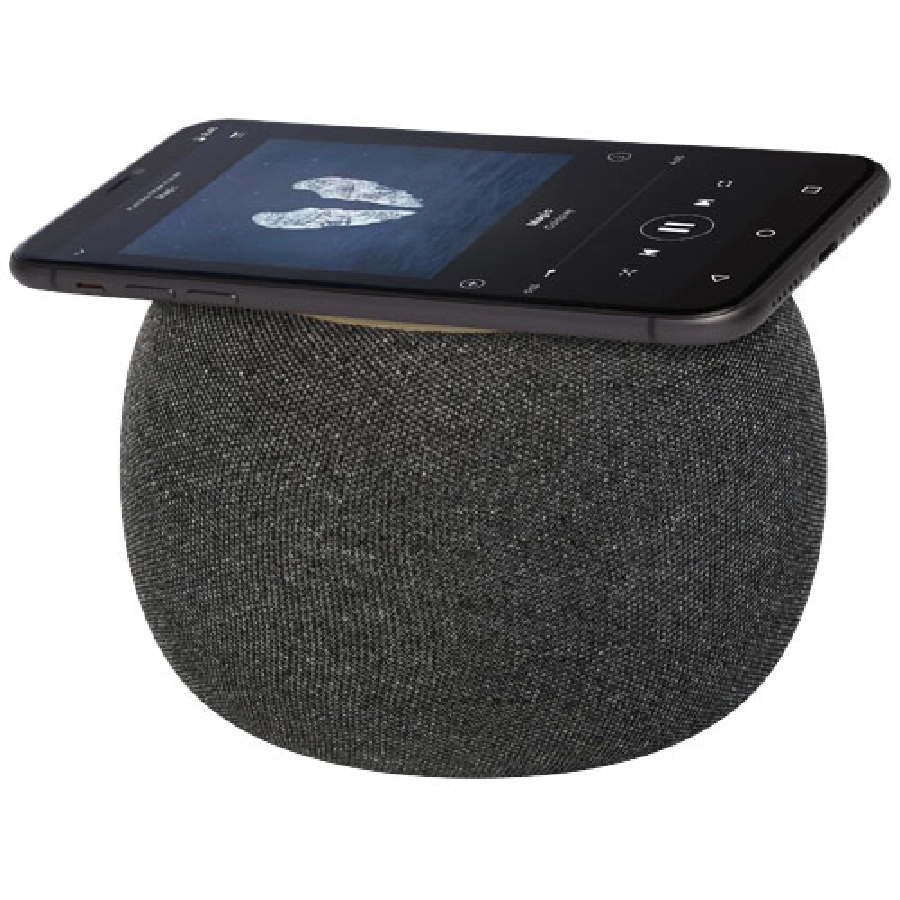 Ecofiber głośnik Bluetooth z bambusa/RPET i bezprzewodowa ładowarka indukcyjna PFC-12431806