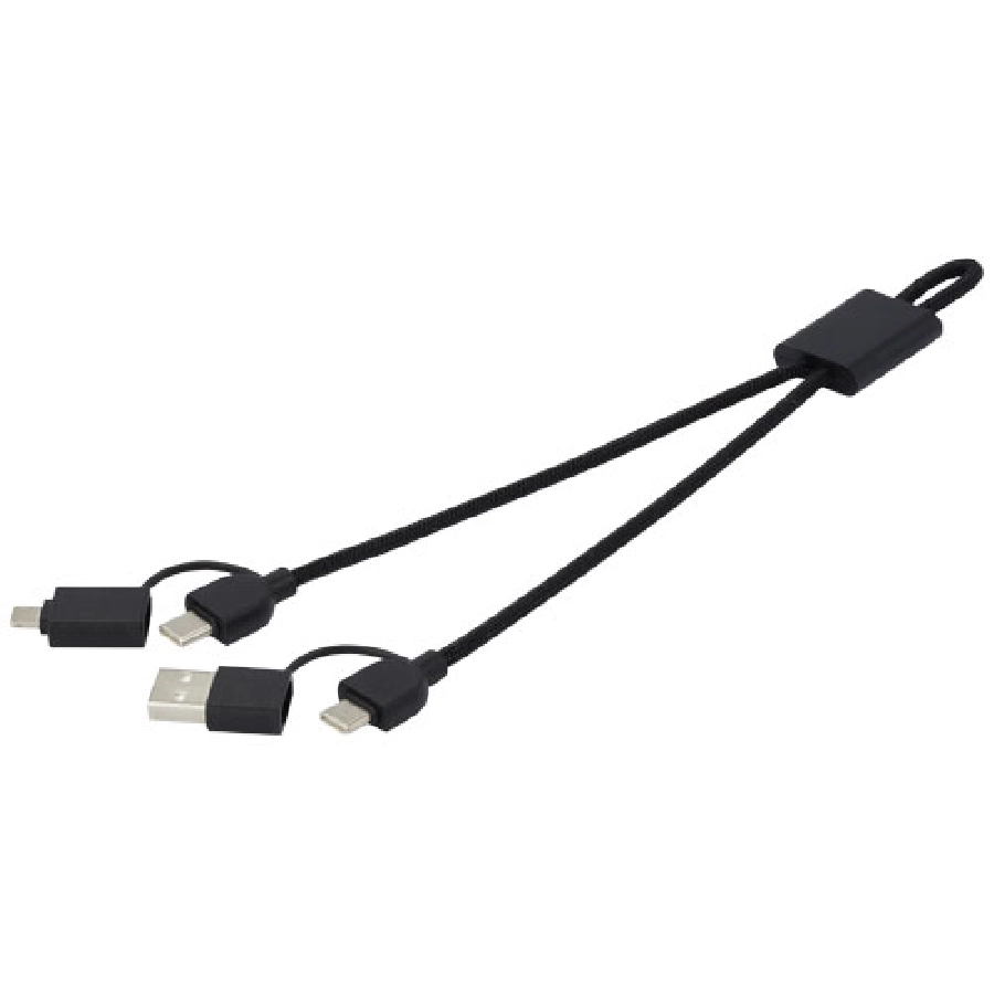 Connect kabel do szybkiego ładowania 6w1 o mocy 45 W z aluminium pochodzącego z recyklingu z certyfikatem RCS PFC-12434590