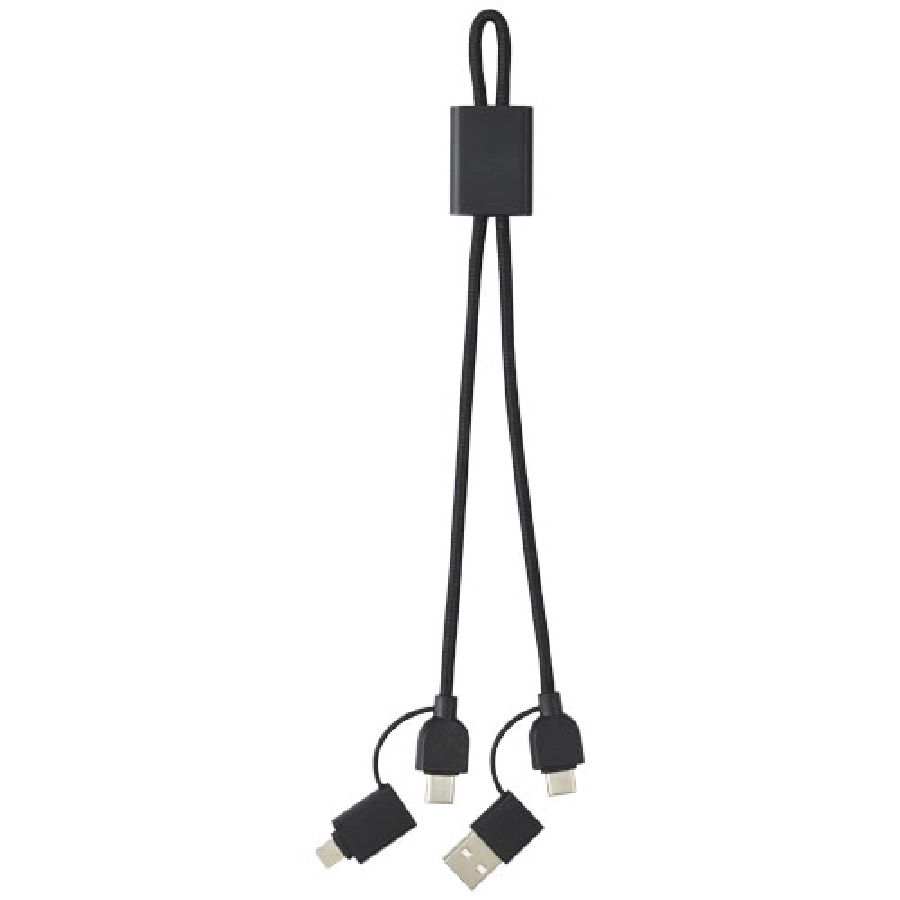 Connect kabel do szybkiego ładowania 6w1 o mocy 45 W z aluminium pochodzącego z recyklingu z certyfikatem RCS PFC-12434590