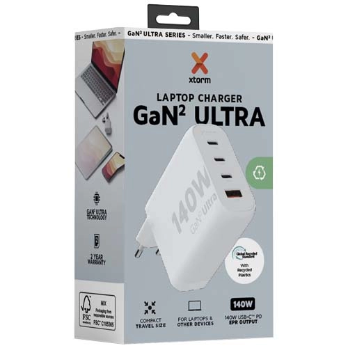 Xtorm XEC140 GaN² Ultra ładowarka ścienna o mocy 140 W PFC-12439101