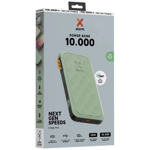 Seria Xtorm FS510 Fuel powerbank o pojemności 10 000 mAh i mocy 20 W PFC-12439862