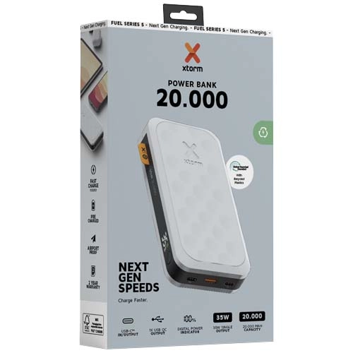 Xtorm FS520 seria Fuel powerbank o pojemności 20 000 mAh i mocy 35 W PFC-12439901