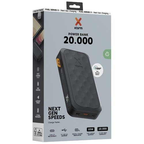 Xtorm FS520 seria Fuel powerbank o pojemności 20 000 mAh i mocy 35 W PFC-12439990