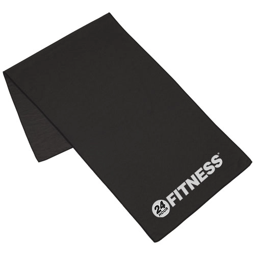 Ręcznik do fitnessu Alpha PFC-12613500 czarny