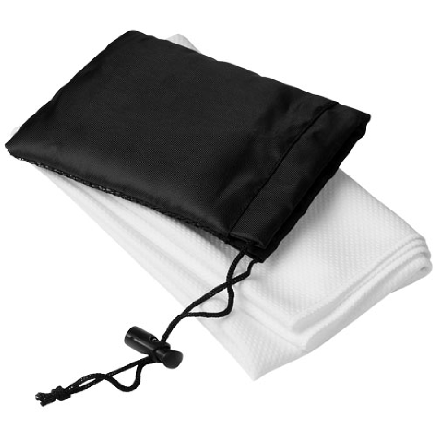 Ręcznik chłodzący Peter w pokrowcu z siatki PFC-12617102 biały