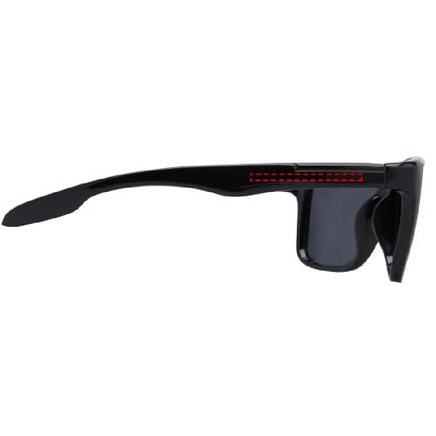 Eiger sportowe okulary przeciwsłoneczne ze szkłami spolaryzowanymi z futerałem z tworzywa PET pochodzącego z recyclingu PFC-12702790