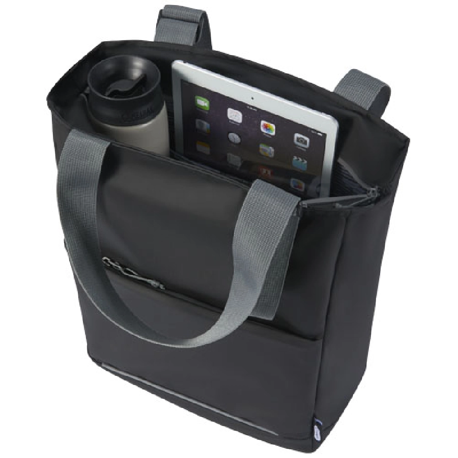 Aqua wodoodporna torba na zakupy o pojemności 14 l na 14-calowego laptopa wykonana z materiałów z recyklingu z certyfikatem G PFC-13003890