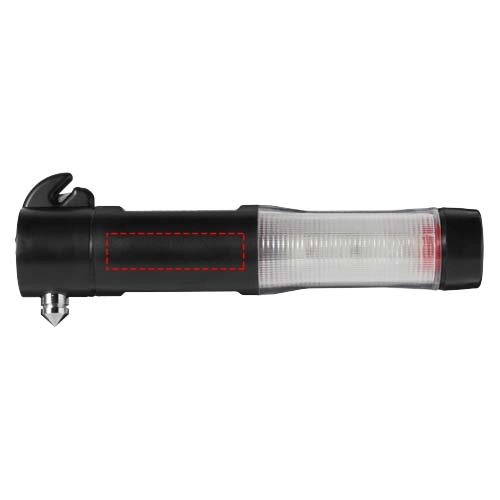 Wielofunkcyjna ratownicza latarka samochodowa Tron PFC-13402800 czarny