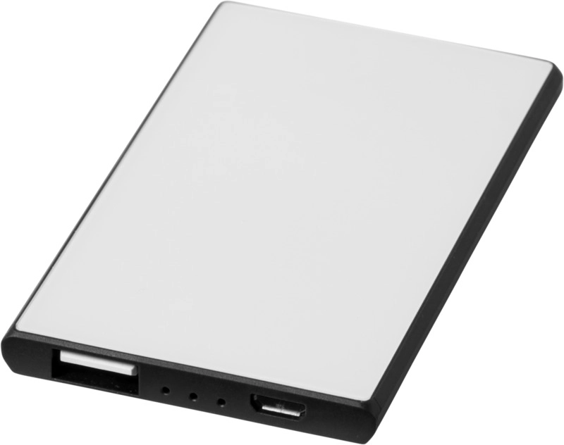 Akumulator Powerbank Slim credit card 2000 mAh PFC-13417300 biały