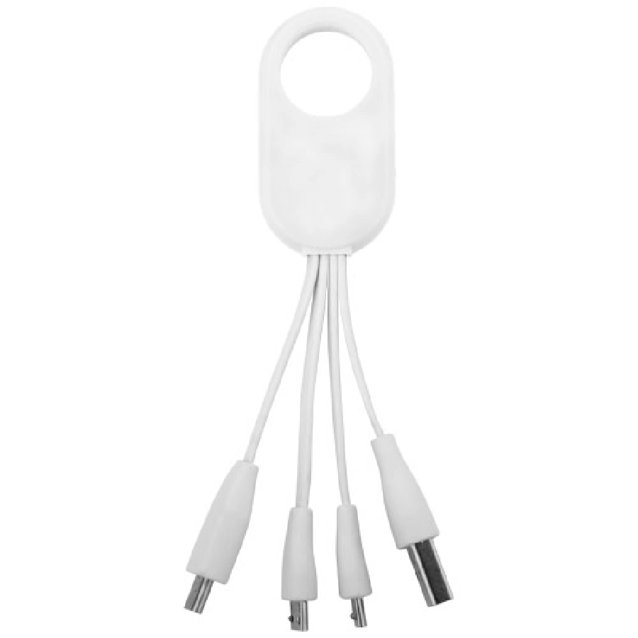 Kabel do ładowania z końcówką USB typu C 4w1 Troup PFC-13421401 biały
