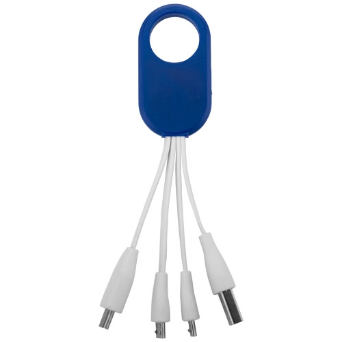 Kabel do ładowania z końcówką USB typu C 4w1 Troup PFC-13421403 niebieski