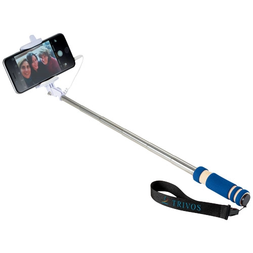 Mini selfie stick z opaską na rękę Snaps PFC-13422002 niebieski