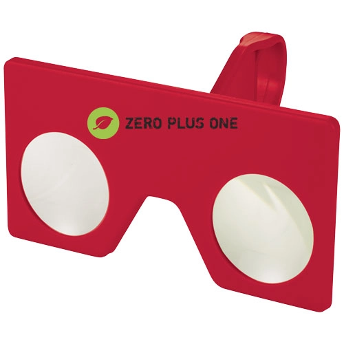 Mini okulary wirtualnej rzeczywistości z klipem PFC-13422103 czerwony