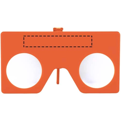 Mini okulary wirtualnej rzeczywistości z klipem PFC-13422105 pomarańczowy