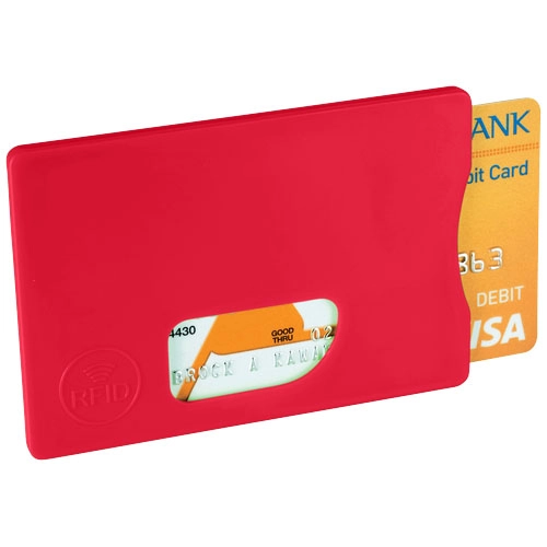 Futerał ochronny na karty kredytowe RFID PFC-13422603 czerwony