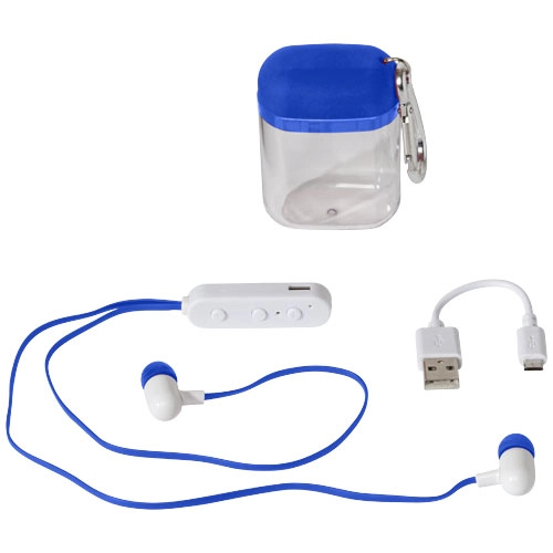 Słuchawki douszne na Bluetooth® Budget PFC-13423903 niebieski