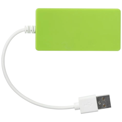 4-portowy hub USB Brick PFC-13425004 zielony