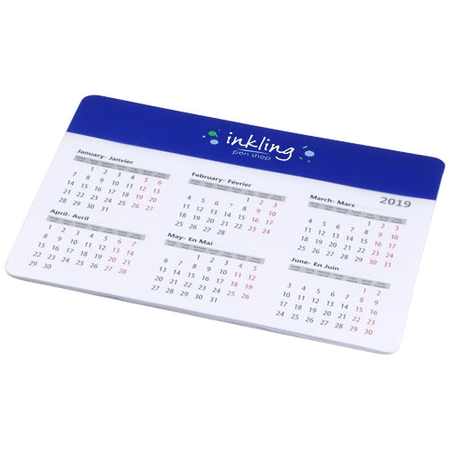 Podkładka pod mysz Chart z kalendarzem PFC-13496501 niebieski