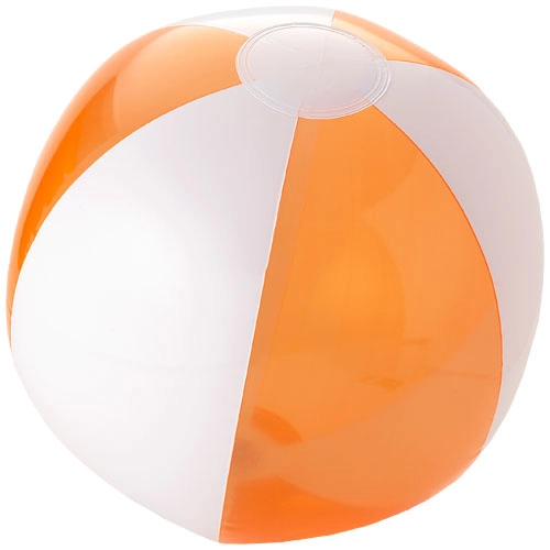 Solidna, przezroczysta piłka plażowa Bondi PFC-19538620 pomarańczowy