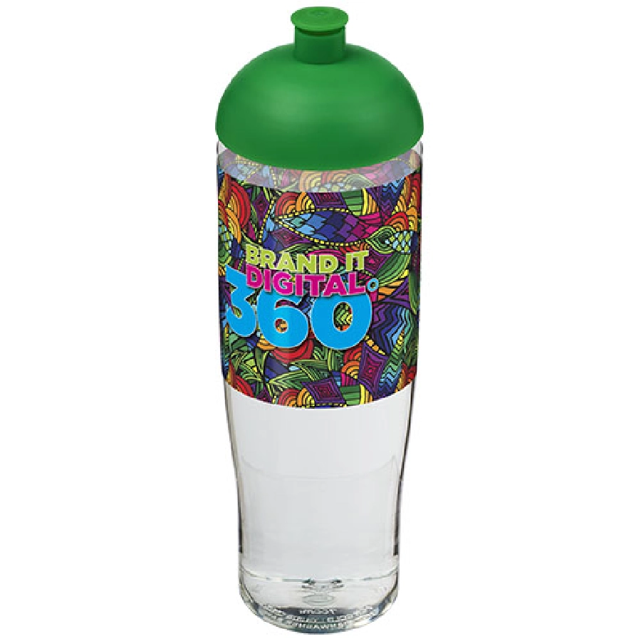 Bidon H2O Tempo® o pojemności 700 ml z wypukłym wieczkiem PFC-21004206 transparentny