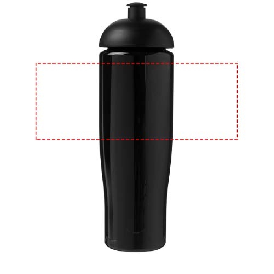 Bidon H2O Tempo® o pojemności 700 ml z wypukłym wieczkiem PFC-21004211 czarny