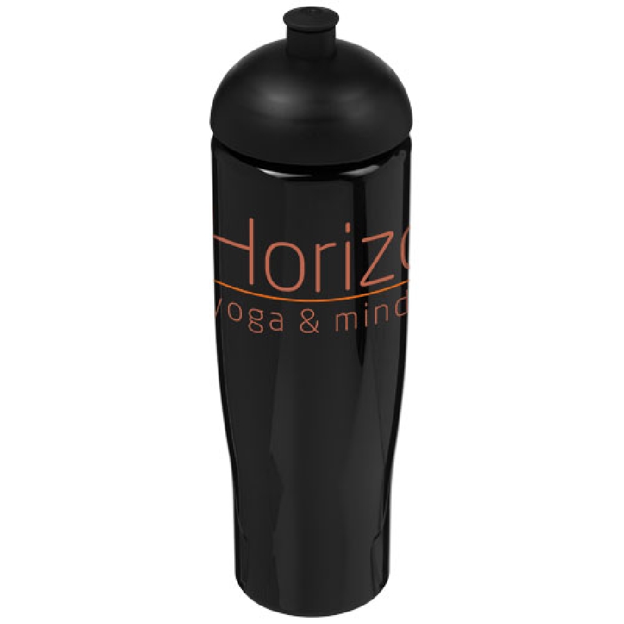 Bidon H2O Tempo® o pojemności 700 ml z wypukłym wieczkiem PFC-21004211 czarny