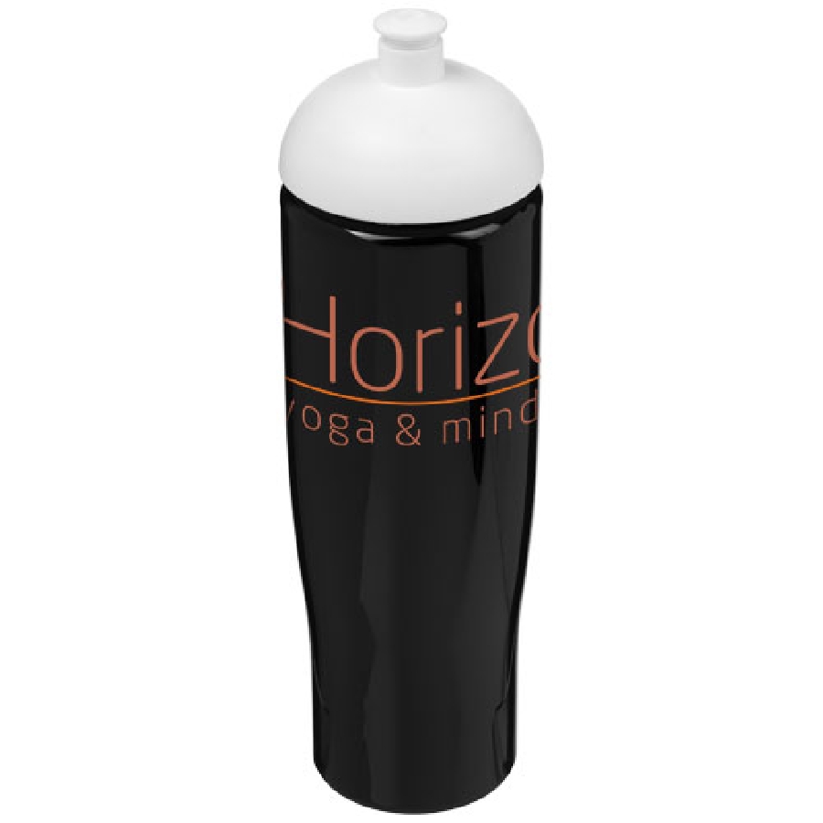 Bidon H2O Tempo® o pojemności 700 ml z wypukłym wieczkiem PFC-21004212 czarny
