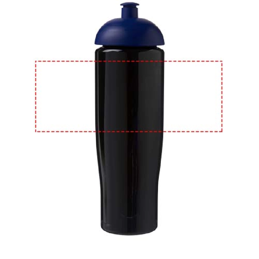 Bidon H2O Tempo® o pojemności 700 ml z wypukłym wieczkiem PFC-21004213 czarny