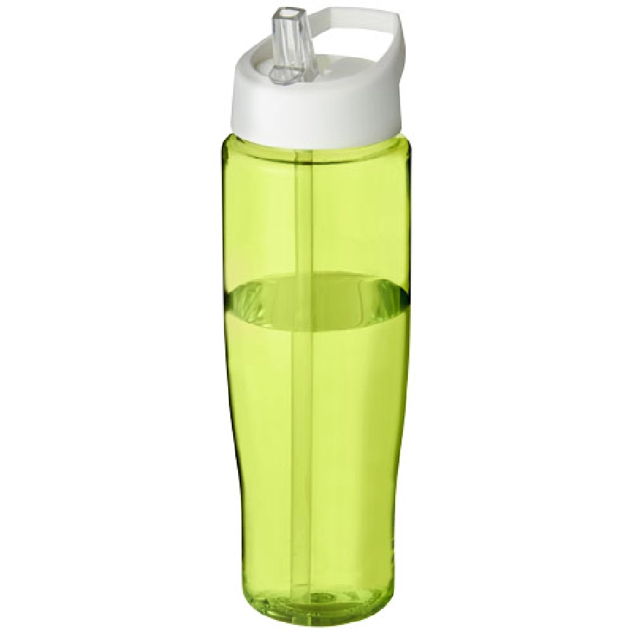Bidon H2O Tempo® o pojemności 700 ml z wieczkiem z słomką PFC-21004412 zielony