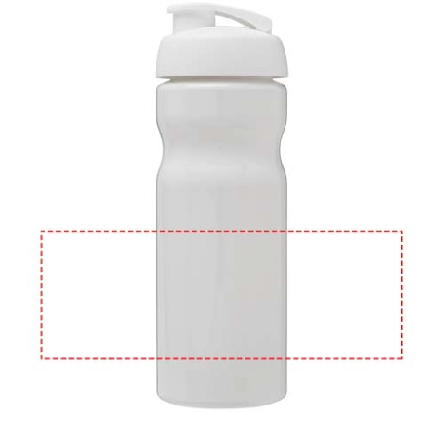 Bidon H2O Base® o pojemności 650 ml z wieczkiem zaciskowym PFC-21004516 biały