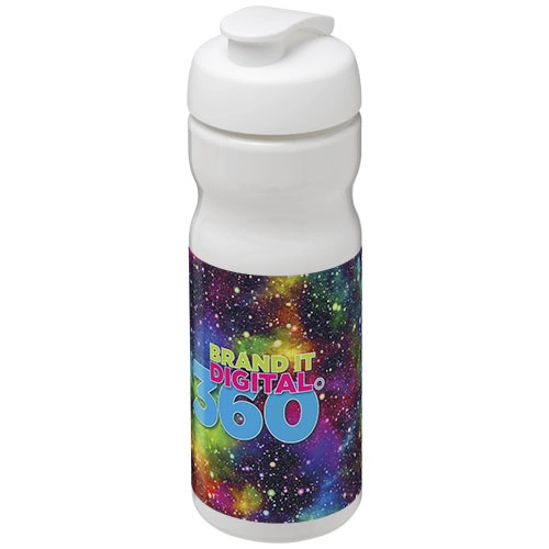 Bidon H2O Base® o pojemności 650 ml z wieczkiem zaciskowym PFC-21004516 biały
