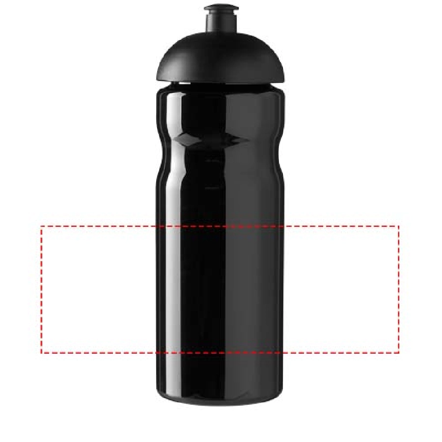 Bidon H2O Base® o pojemności 650 ml z wypukłym wieczkiem PFC-21004711 czarny
