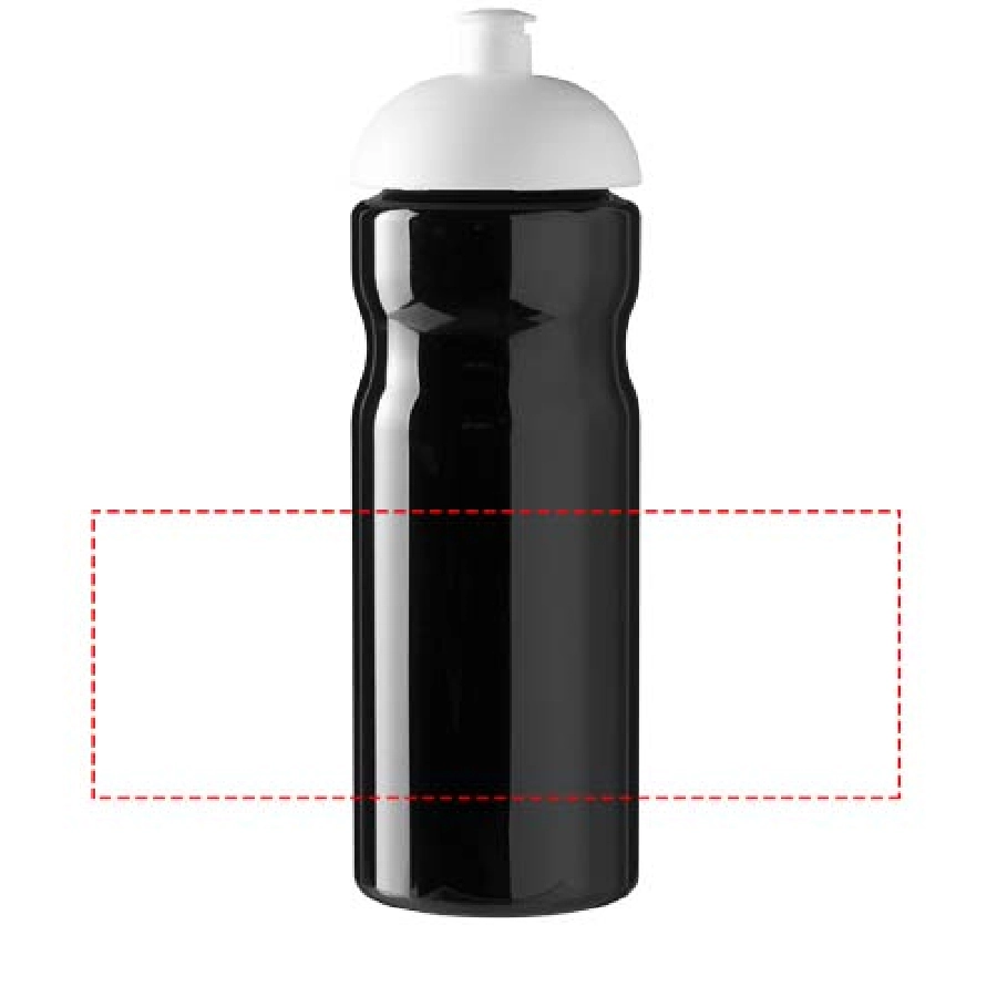 Bidon H2O Base® o pojemności 650 ml z wypukłym wieczkiem PFC-21004712 czarny