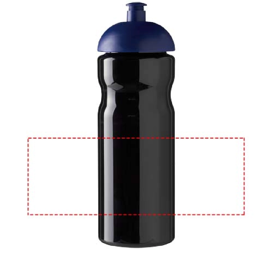 Bidon H2O Base® o pojemności 650 ml z wypukłym wieczkiem PFC-21004713 czarny