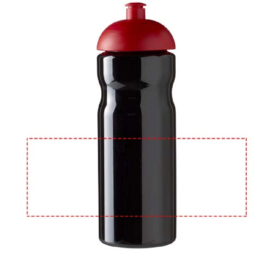 Bidon H2O Base® o pojemności 650 ml z wypukłym wieczkiem PFC-21004714 czarny