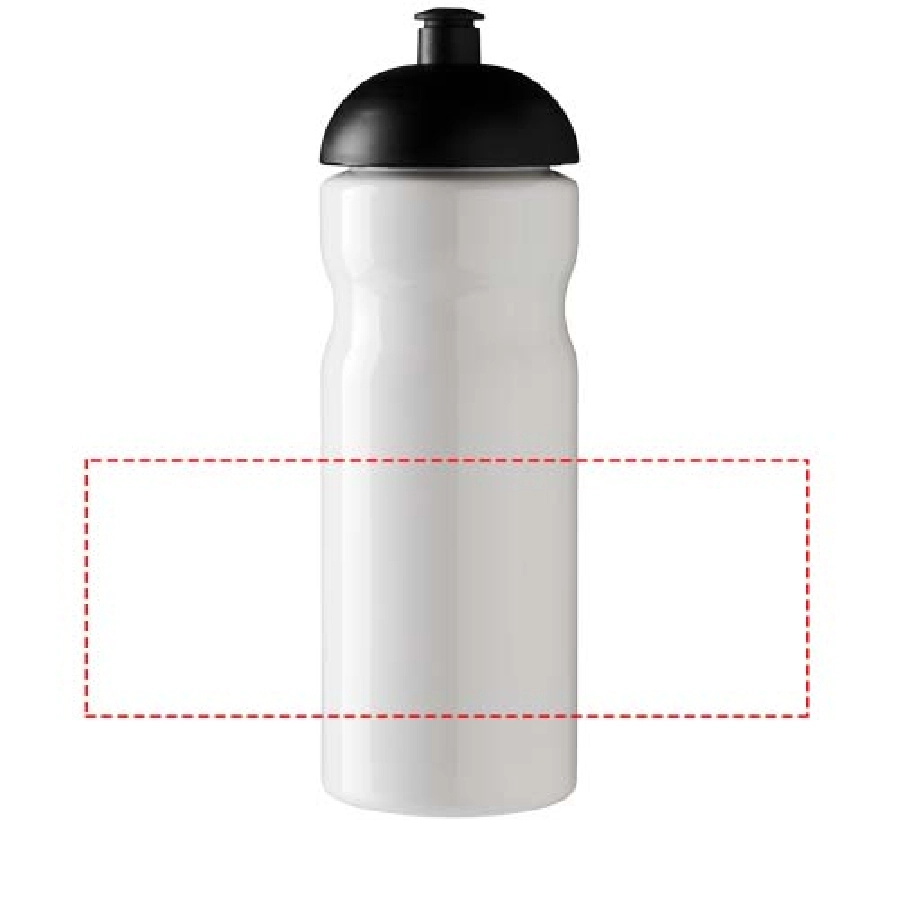 Bidon H2O Base® o pojemności 650 ml z wypukłym wieczkiem PFC-21004715 biały
