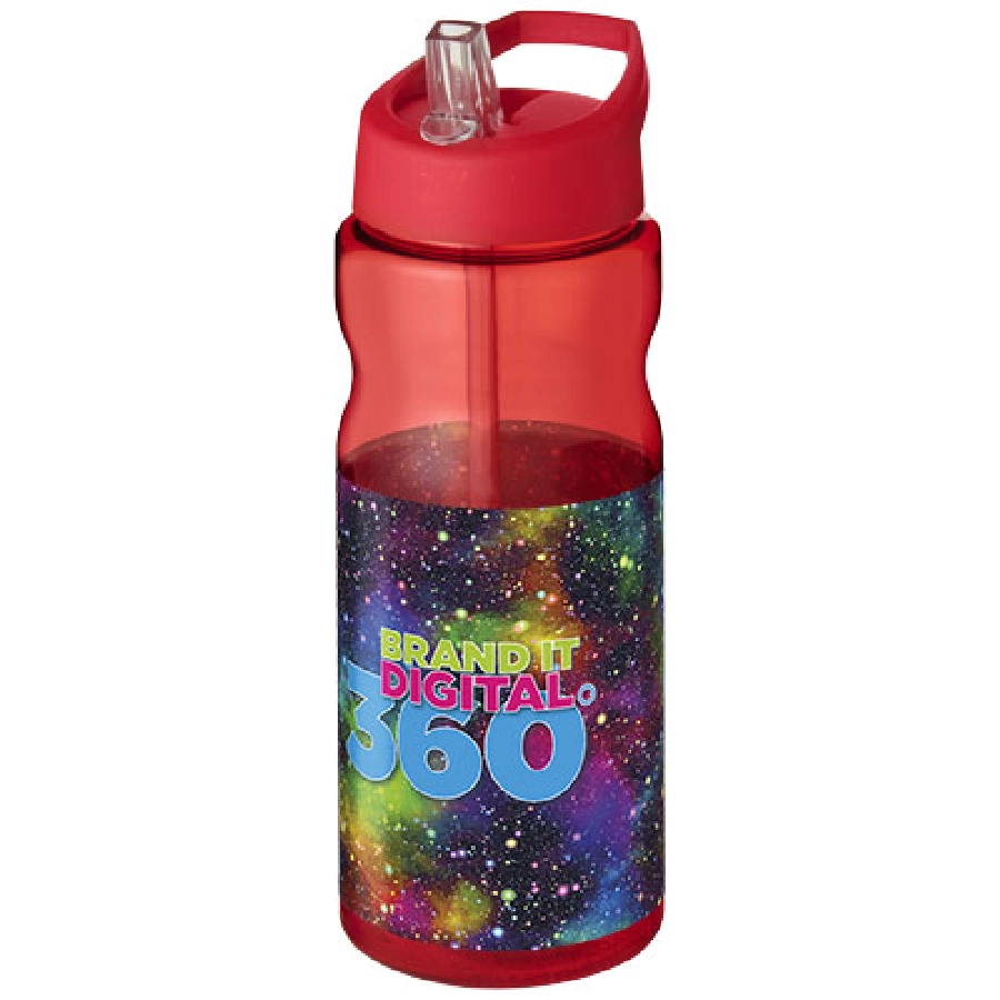 Bidon H2O Base o pojemności 650 ml z wieczkiem z słomką PFC-21004925