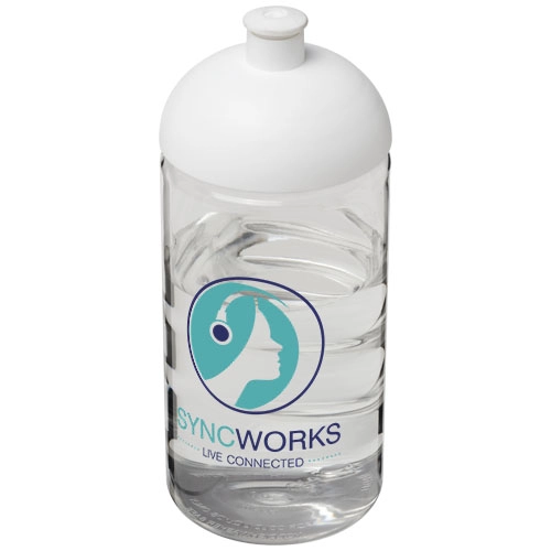 Bidon H2O Bop® o pojemności 500 ml z wypukłym wieczkiem PFC-21005201 transparentny