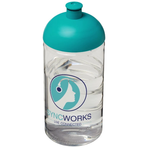 Bidon H2O Bop® o pojemności 500 ml z wypukłym wieczkiem PFC-21005205 transparentny