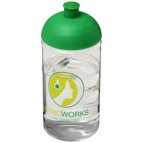 Bidon H2O Bop® o pojemności 500 ml z wypukłym wieczkiem PFC-21005206 transparentny