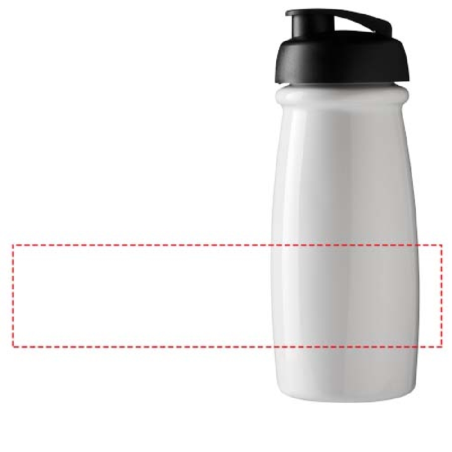 Bidon H2O Pulse® o pojemności 600 ml z wieczkiem zaciskowym PFC-21005400 biały