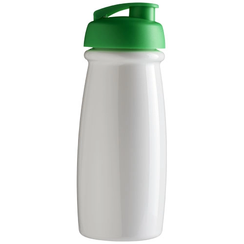 Bidon H2O Pulse® o pojemności 600 ml z wieczkiem zaciskowym PFC-21005406 biały