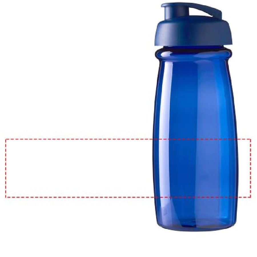 Bidon H2O Pulse® o pojemności 600 ml z wieczkiem zaciskowym PFC-21005411 niebieski